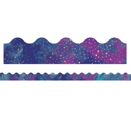 Carson Dellosa Galaxy Scalloped Borders, 39 Feet/Pack, PK6 108380